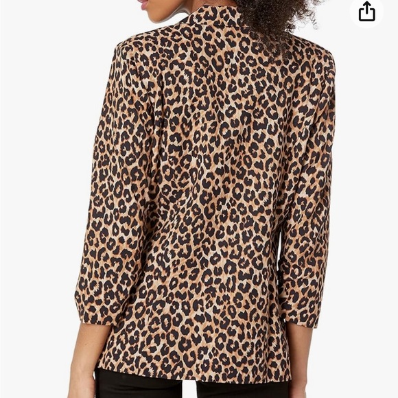 Likely-New with tags-Amelia Leopard One-Button Blazer - Picture 2 of 10